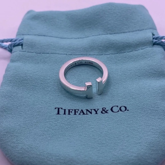 Tiffany & Co. Jewelry - Tiffany & Co 925 Sterling Silver signature T-Ring
